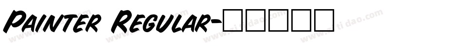 Painter Regular字体转换